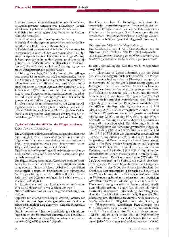 Vorschauseite 5: Die Grundlagen der Pflegeeinstufung und Pflegebegutachtung nach der Pflegeversicherung (SGB XI)