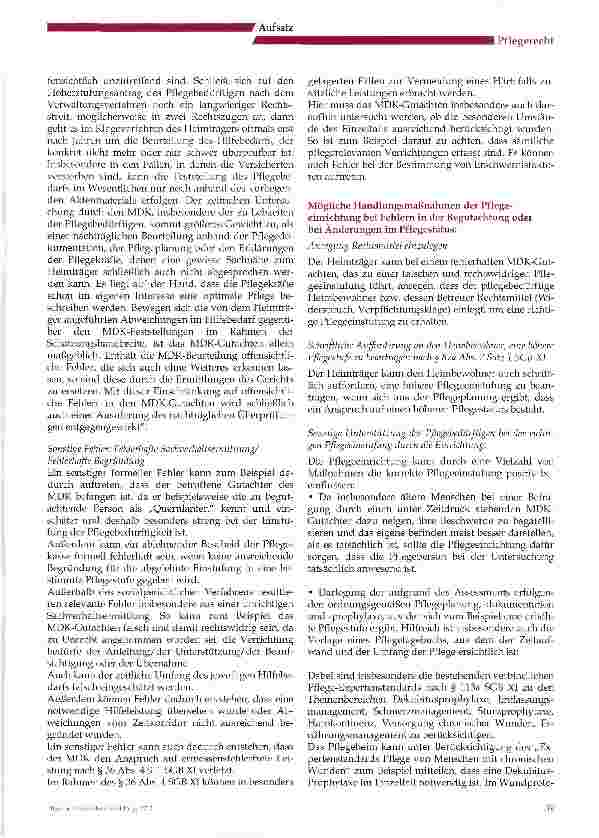 Vorschauseite 6: Die Grundlagen der Pflegeeinstufung und Pflegebegutachtung nach der Pflegeversicherung (SGB XI)