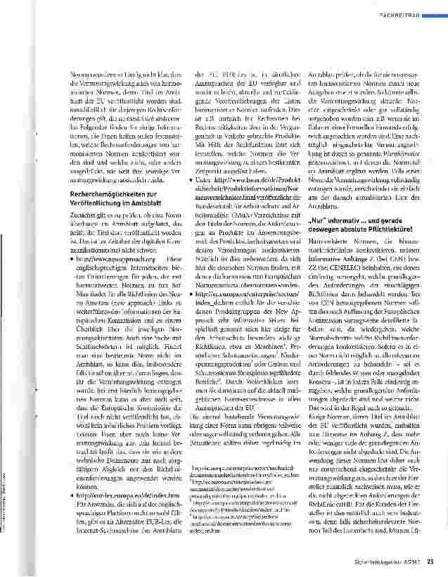 Vorschauseite 2: Auf was muss ich bei der „Vermutungswirkung oder „Konformitätsvermutung achten?