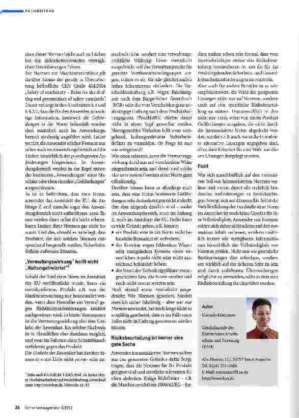 Vorschauseite 3: Auf was muss ich bei der „Vermutungswirkung oder „Konformitätsvermutung achten?