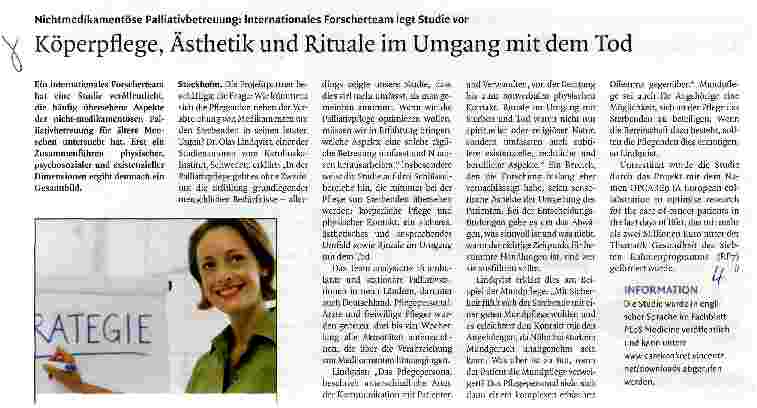 Vorschauseite 1: Köperpflege, Ästhetik und Rituale im Umgang mit dem Tod