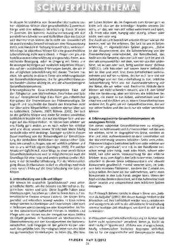 Vorschauseite 2: GESUNDHEITSKOMPETENZ Welche Fähigkeiten und Fertigkeiten brauchen Pflegende um ihre eigene Gesundheit und die der Patienten zu fördern?