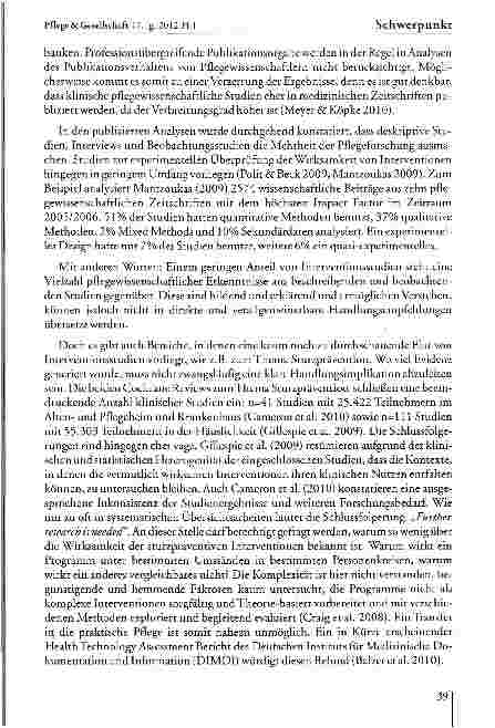 Vorschauseite 4: Wie kann der beste pflegewissenschaftliche Kenntnisstand in die Pflegepraxis gelangen?