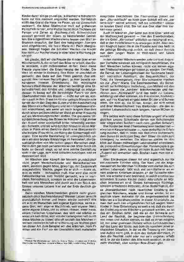 Vorschauseite 2: Märchen erzählen und vorlesen im Kinderkrankenzimmer