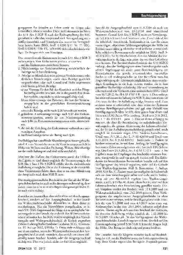 Vorschauseite 3: Absehen von Anhörung; Anforderungen an die Bestimmtheit eines Aufhebungsund Erstattungsbescheides; Anrechnung von Einkommen; Begründungspflicht; Nichtigkeit