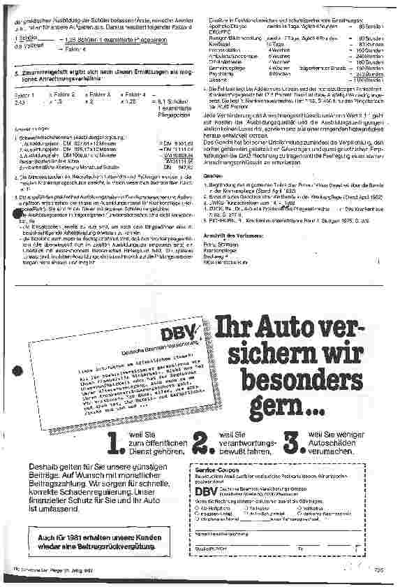 Vorschauseite 2: Kritische Anmerkungen zur Anrechnung der Krankenpflegeschüler auf den Stellenplan