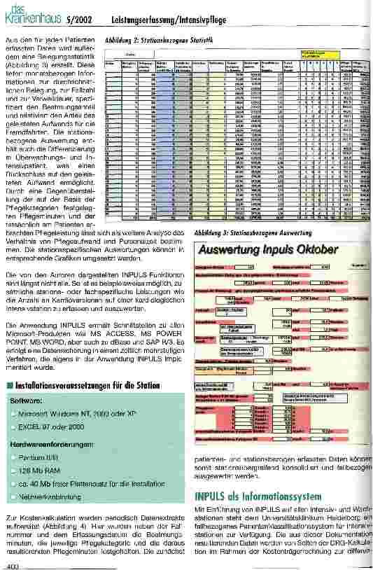 Vorschauseite 3: Standardisierte Leistungserfassung für die Intensivpflege als notwendiges Instrument der Kostenträgerrechung Einführung eines EDV-gestützten Verfahrens zur Erfassung intensivpfleg…