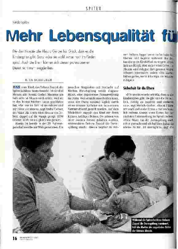 Vorschauseite 1: Mehr Lebensqualität für Kind und Eltern