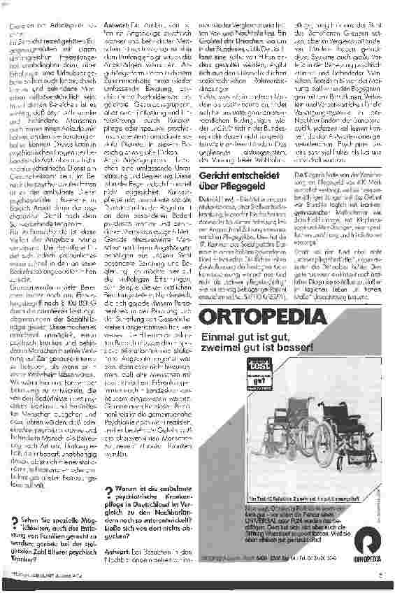 Vorschauseite 3: Entwicklung in der Gemeindepsychiatrie