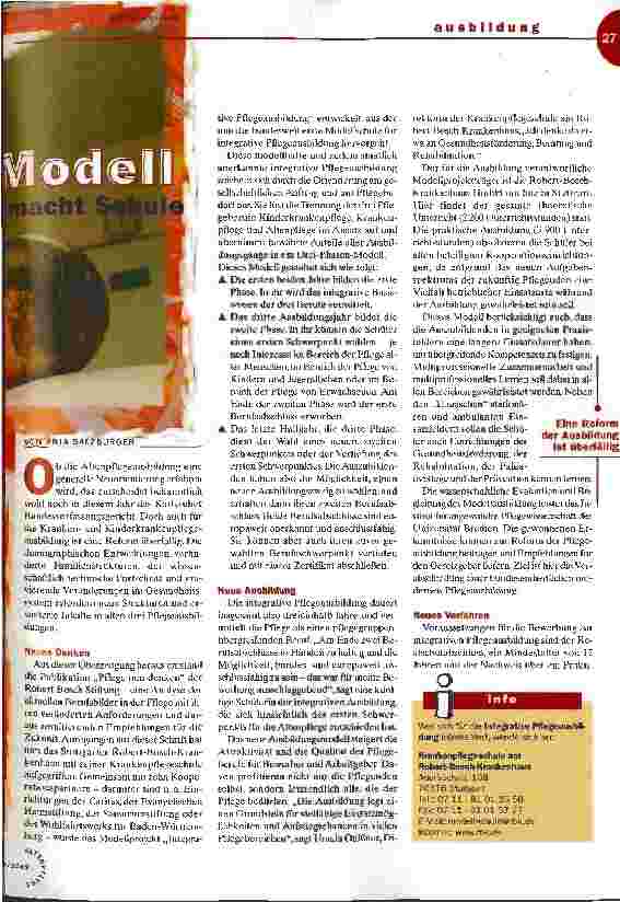 Vorschauseite 2: Ein Modell macht Schule