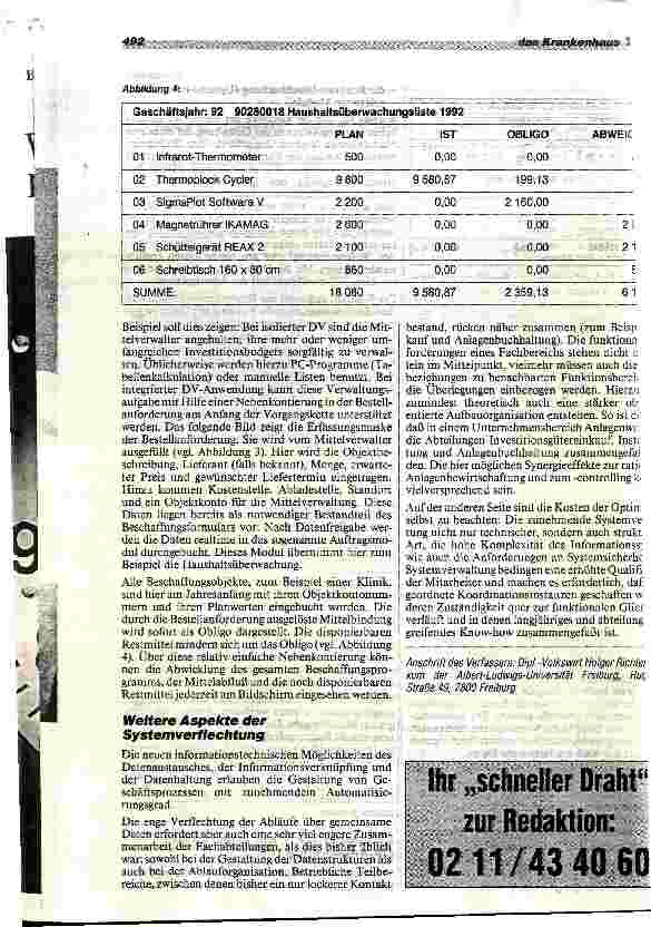 Vorschauseite 6: DV-Integration im Krankenhaus