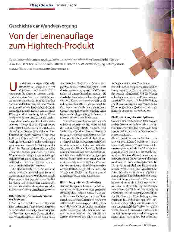 Vorschauseite 1: Von der Leinenauflage zum Hightech-Produkt