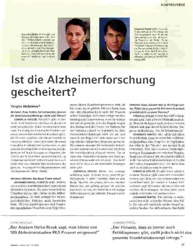 Vorschauseite 2: Großmutters Vorbeugetipps oder: Ist die Alzheimerforschung gescheitert?