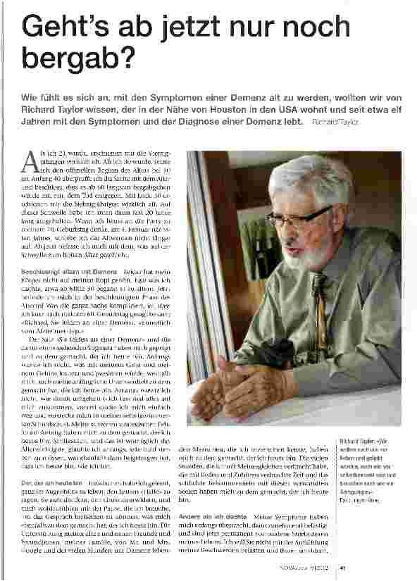 Vorschauseite 1: Geht es ab jetzt nur noch bergab?