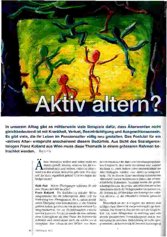 Vorschauseite 1: Aktiv altern?