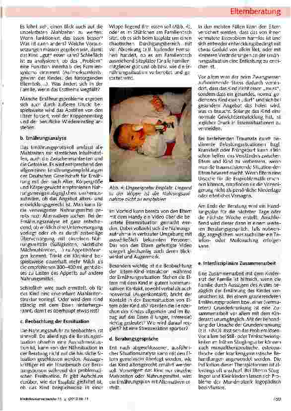 Vorschauseite 4: Frühkindliche Essstörungen in der Pflegeberatung