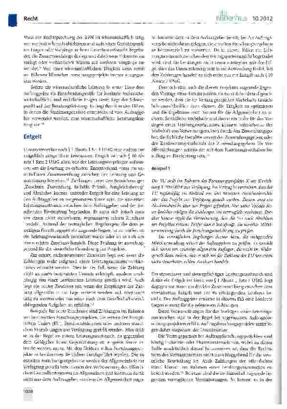 Vorschauseite 3: Umsatzsteuerliche Behandlung klinischer Forschungstätigkeiten
