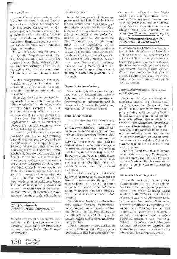Vorschauseite 2: Gerontopsychiatrie und Sozialarbeit