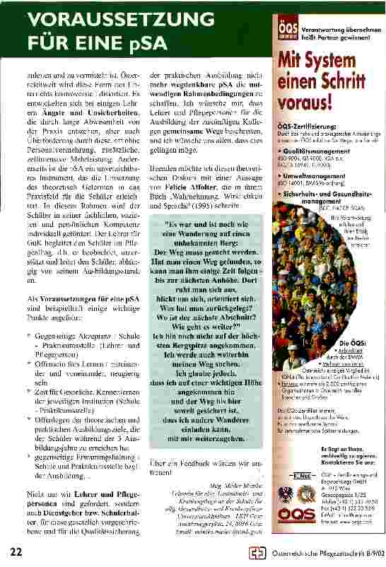 Vorschauseite 5: Herausforderung und Chance für Schule und Praxis Die neue Ausbildung - Erfahrungen mit der alten Ausbildung
