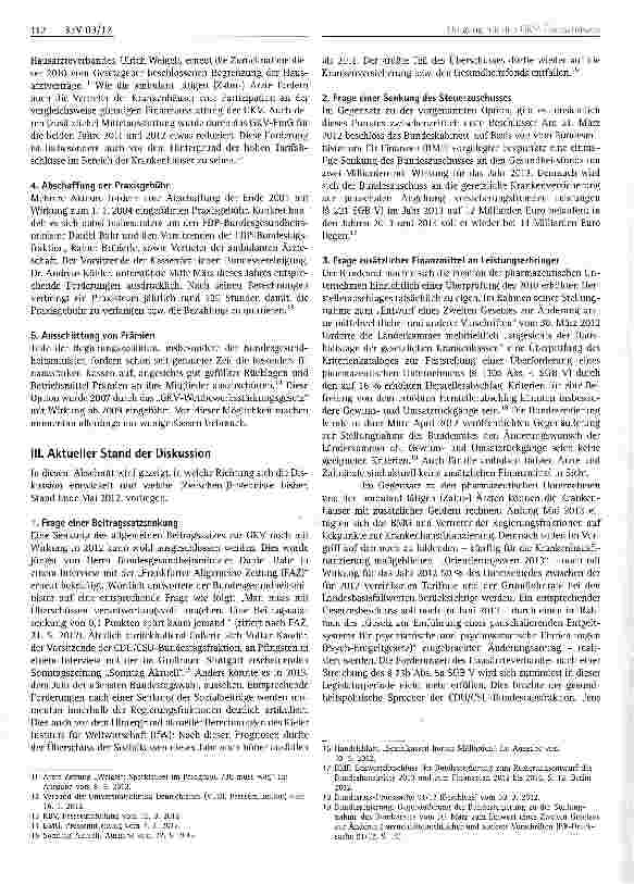 Vorschauseite 3: Umgang mit den GKV-Uberschüssen - Stand der Diskussion und erste Ergebnisse