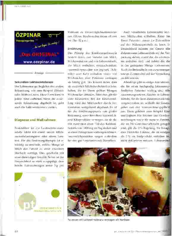 Vorschauseite 2: Laktoseintoleranz