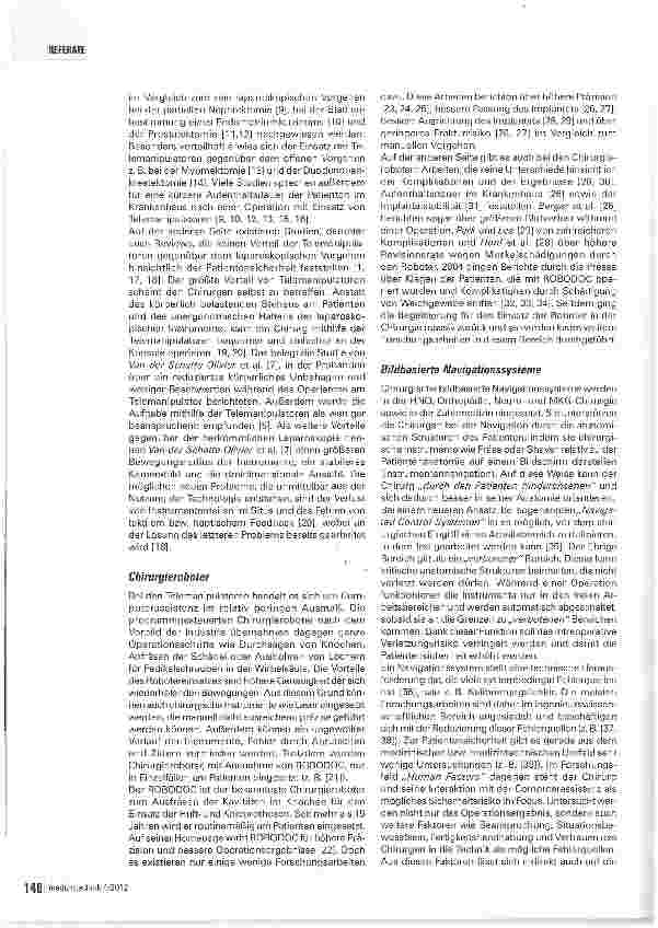 Vorschauseite 2: Patientensicherheit und Computerassistenzsysteme in der Chirurgie