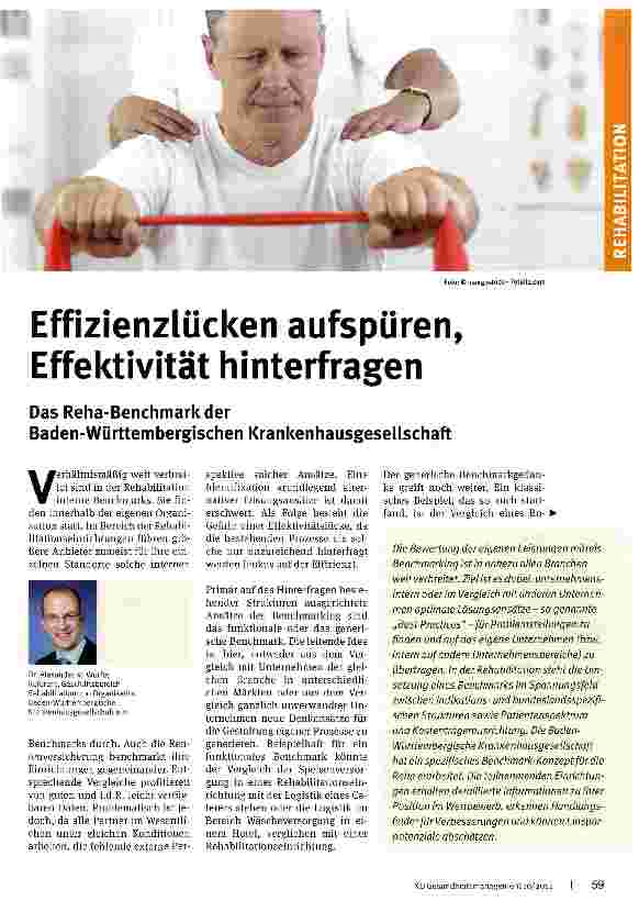 Vorschauseite 1: Effizienzlücken aufspüren, Effektivität hinterfragen