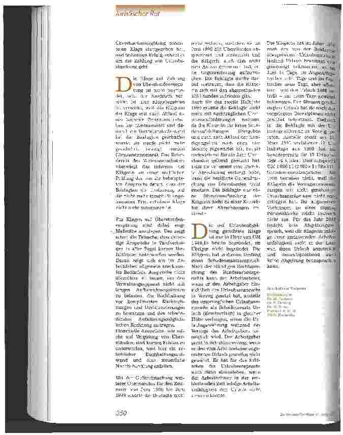 Vorschauseite 4: Auflösungsantrag, Überstundenund Urlaubsabgeltung