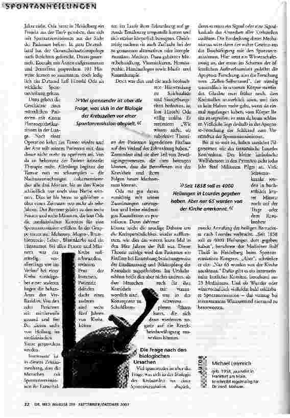 Vorschauseite 3: Jenseits von Lourdes