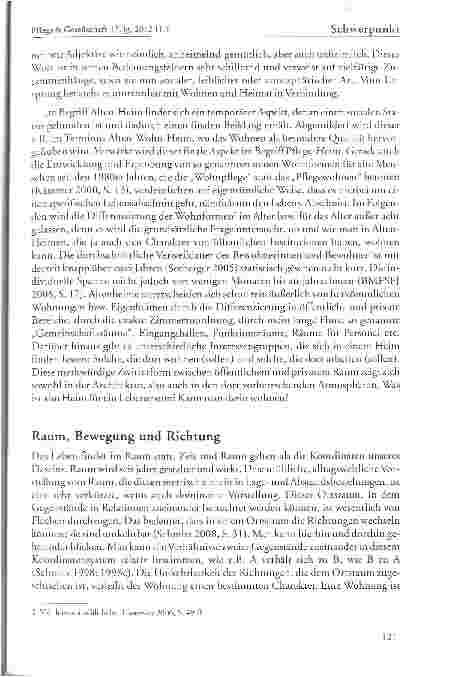 Vorschauseite 2: Neophänomenologische Betrachtungen über das Altenheim