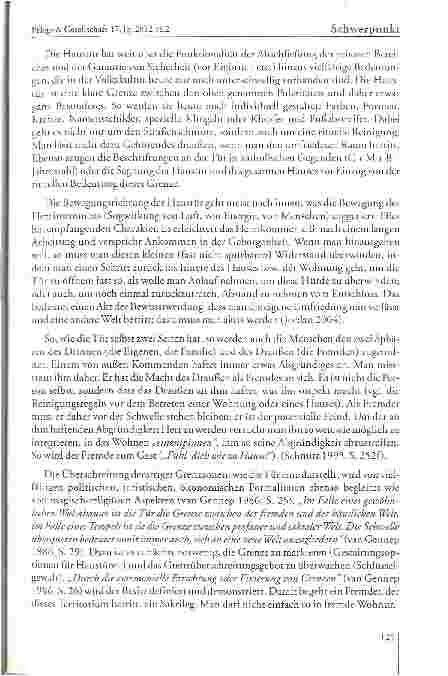 Vorschauseite 6: Neophänomenologische Betrachtungen über das Altenheim