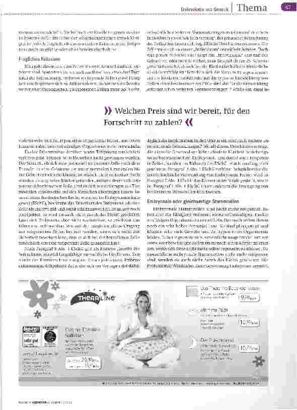 Vorschauseite 2: Frühe Zellstadien und Totipotenz