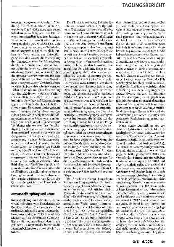 Vorschauseite 5: „Bürgernahe Effizienz - 44. Richterwoche des Bundessozialgerichts