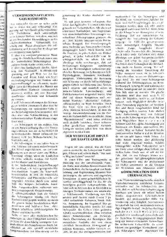 Vorschauseite 4: Natürliche Geburt in der Industiegesellschaft
