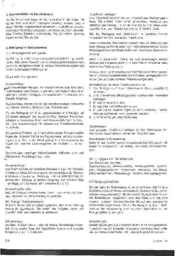 Vorschauseite 2: Reinigung und Desinfektion von Sanitäreinrichtungen