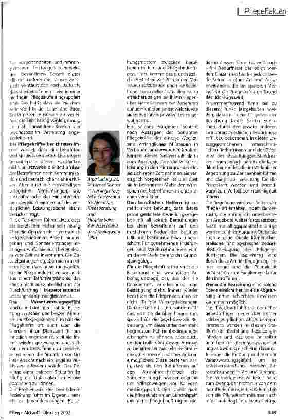 Vorschauseite 2: Wenn der Pflegende auf einmal zur Familie wird