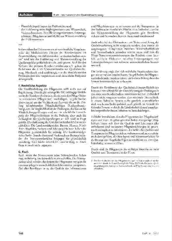 Vorschauseite 4: Qualitätssicherung der Qualitätssicherung