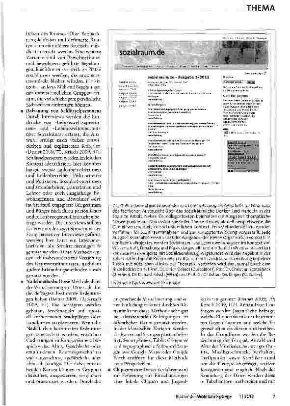 Vorschauseite 2: Wie man Sozialräume beschreiben kann