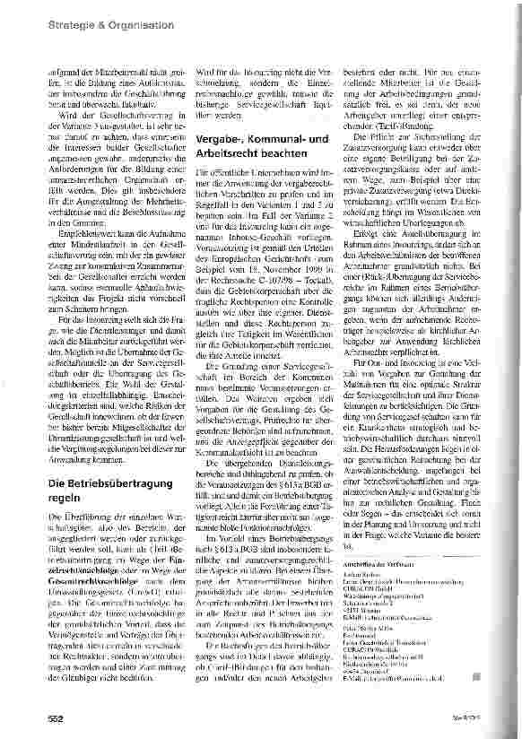 Vorschauseite 3: Rein oder raus?