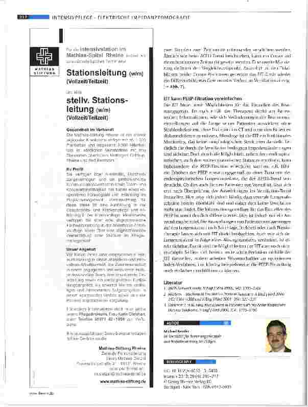 Vorschauseite 4: Beatmungskontrolle
