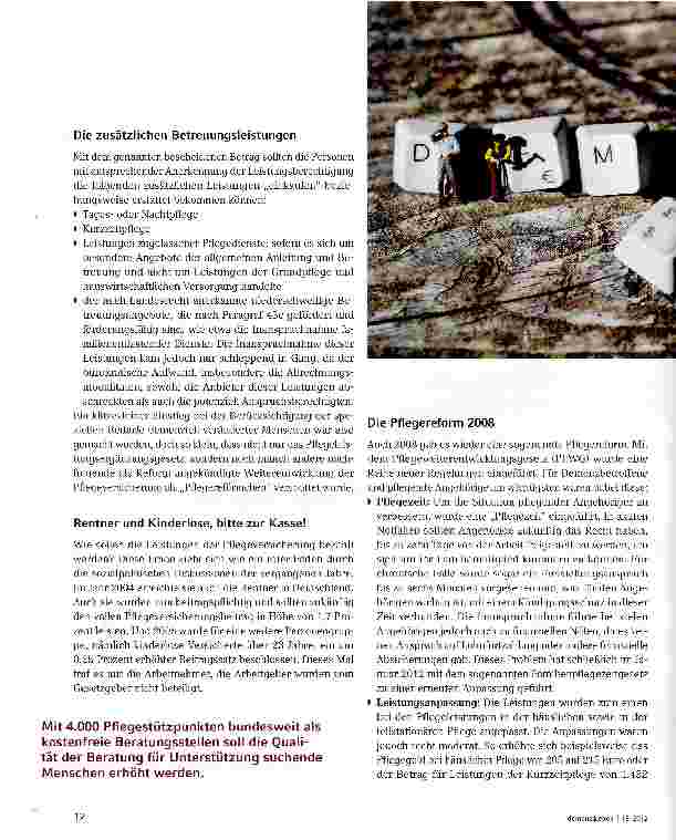 Vorschauseite 3: Nach der Pflegereform ist vor der Pflegereform
