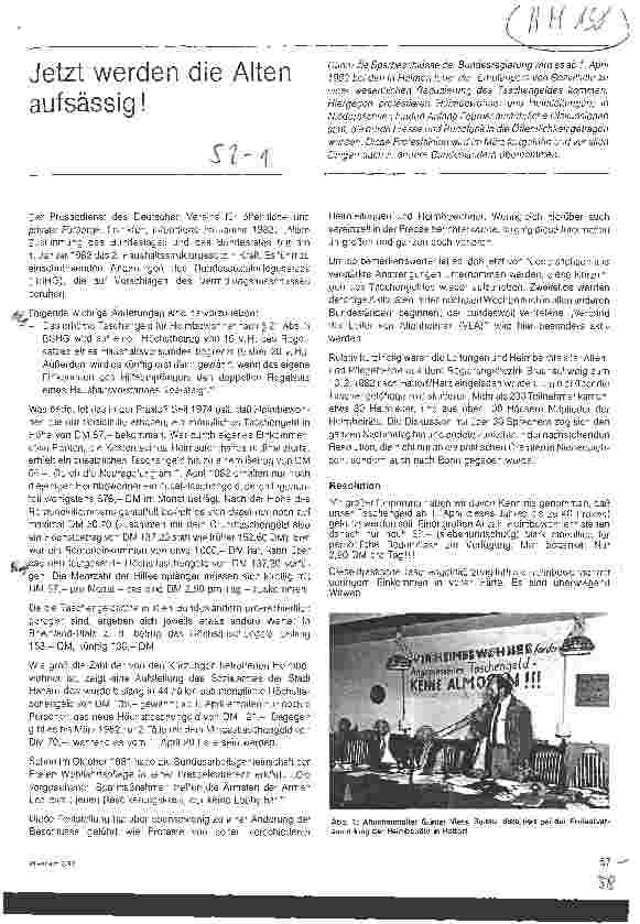 Vorschauseite 1: Jetzt werden die Alten aufsässig!
