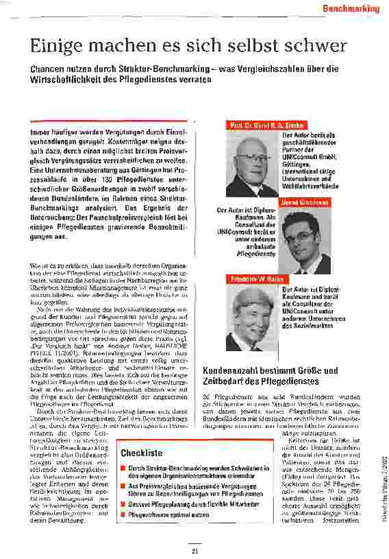 Vorschauseite 1: Einige machen es sich selbst schwer