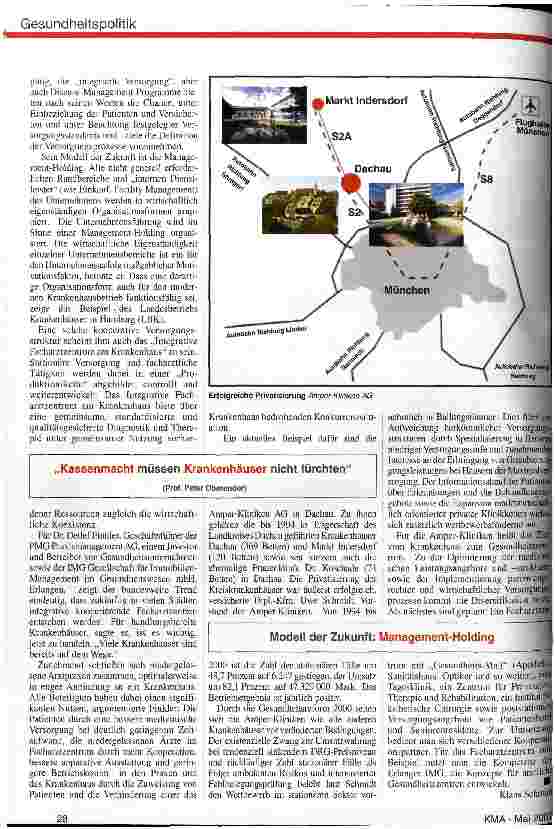 Vorschauseite 3: Es bleibt nichts wie es ist Integratives Facharztzentrum