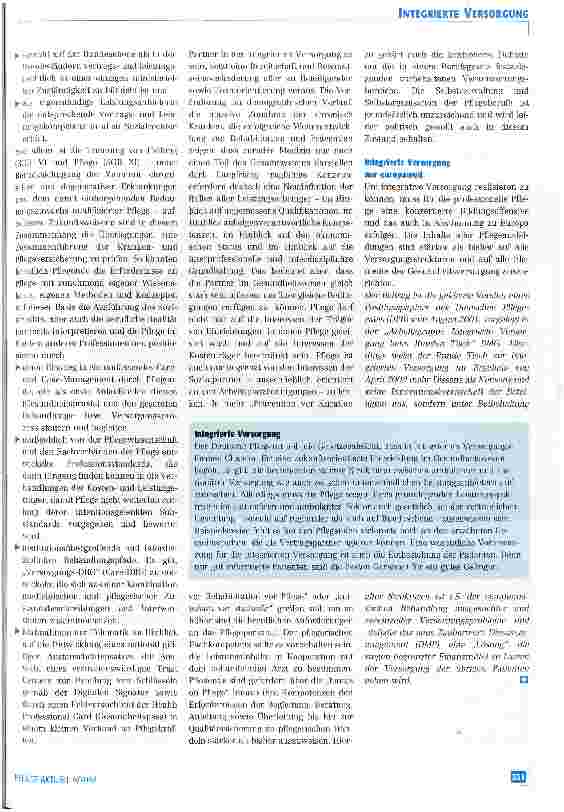 Vorschauseite 4: Potentiale der Pflege nutzen