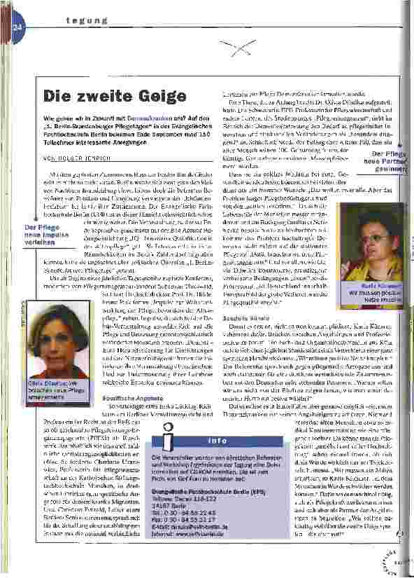 Vorschauseite 1: Die zweite Geige