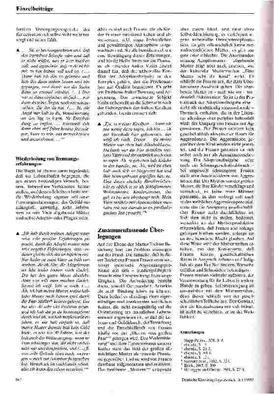 Vorschauseite 5: Mütter im Abseits - zur Identitätsproblematik von Frauen, die ihr Kind abgeben