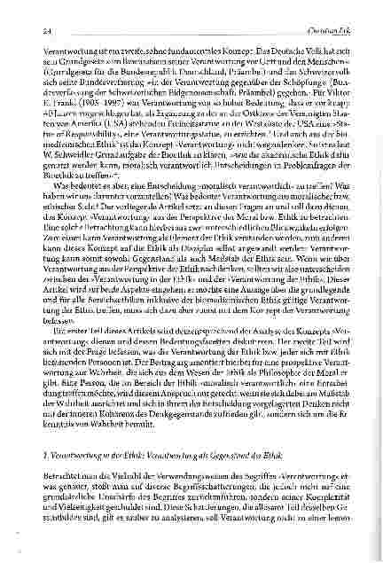 Vorschauseite 2: Verantwortung und Ethik