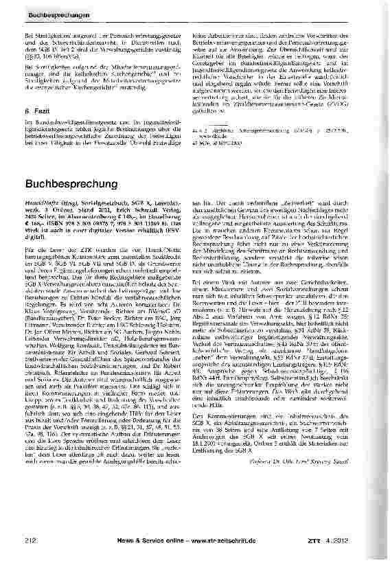 Vorschauseite 6: Bundesund Jugendfreiwilligendienst - Betriebsverfassungsbzw. Personalvertretungsrecht in der Einsatzstelle