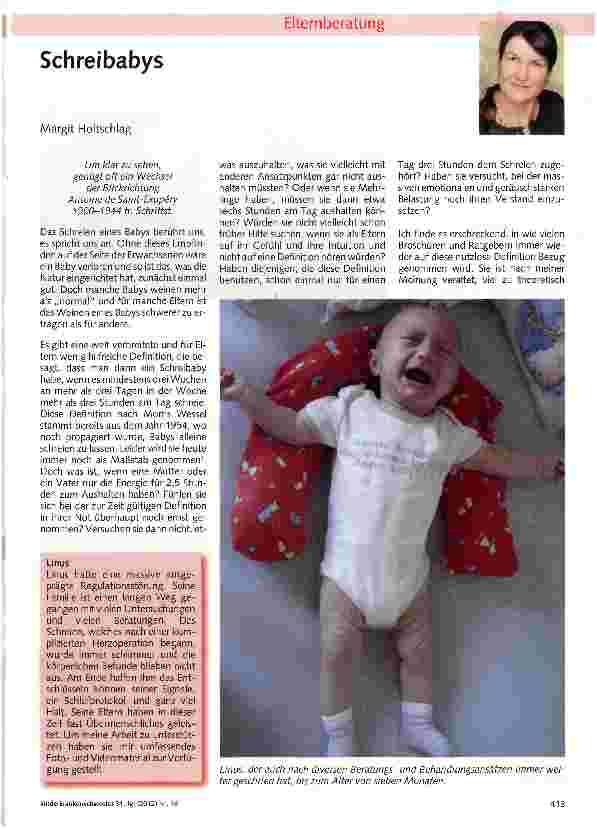 Vorschauseite 1: Schreibabys